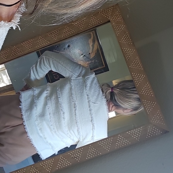 STUNNING REBECCA TAYLOR textured tweed frill jacket - Picture 12 of 14